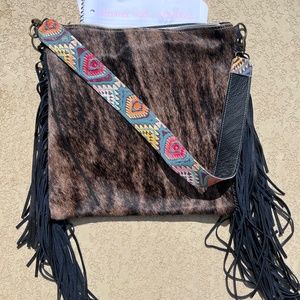 Dancing Cactus Designs Cowhide Purse